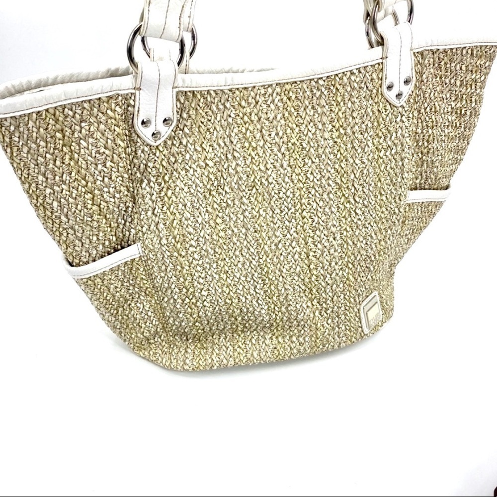 Tyler Rodan woven large beach tote bag